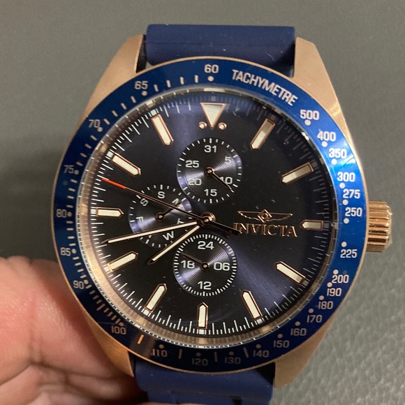 Invicta Aviator Nomad Men's Watch - 45mm, Blue (38406) - Picture 6 of 6